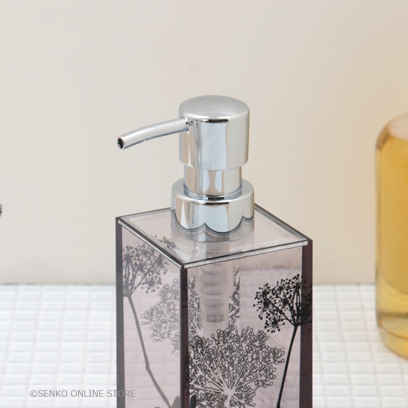 サリナ シャンプーボトル 容量：約420ml ブラウン | アイテム,バス