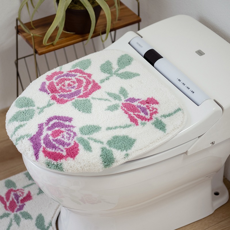 ラルジュルタン グレイス 兼用フタカバー（普通便座＆温水洗浄・暖房便座兼用） ブラック/アイボリー