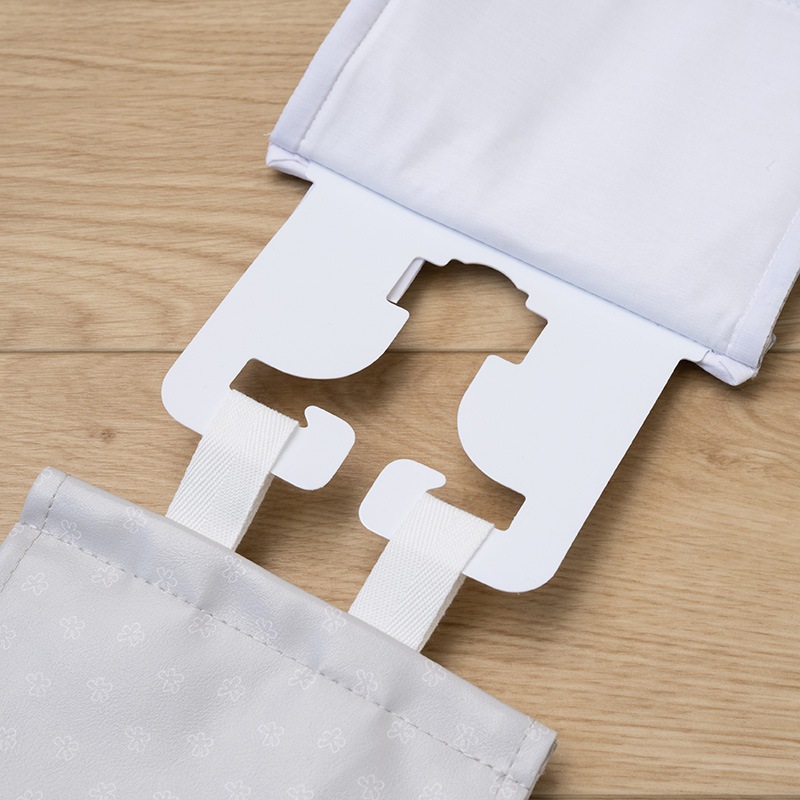 PEANUTS ブロッサム 拭けるPVCペーパーホルダーカバー グレー/ローズ