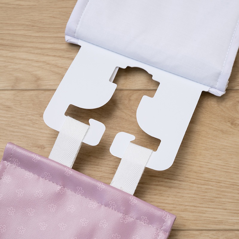 PEANUTS ブロッサム 拭けるPVCペーパーホルダーカバー グレー/ローズ