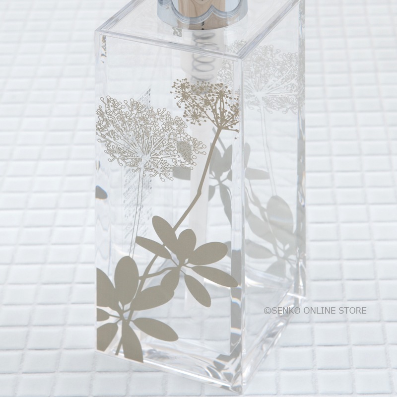 サリナ シャンプーボトル 容量：約420ml クリア | アイテム,バス