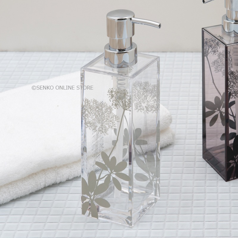 サリナ シャンプーボトル 容量：約420ml クリア | アイテム,バス