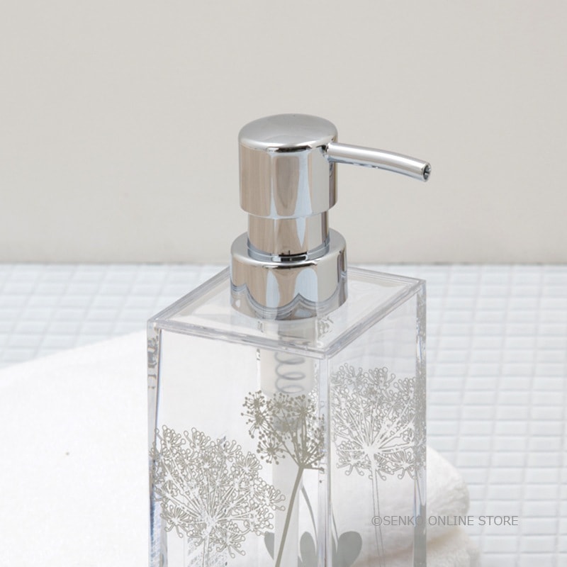 サリナ シャンプーボトル 容量：約420ml クリア | アイテム,バス