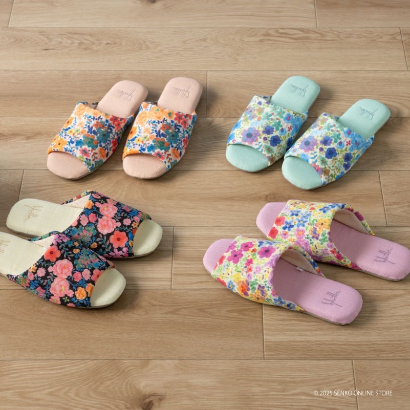 ★シビラ スリッパ フェリシダ 適応サイズ:(M)約22~24cm ブルー/ブラック/オレンジ/ピンク