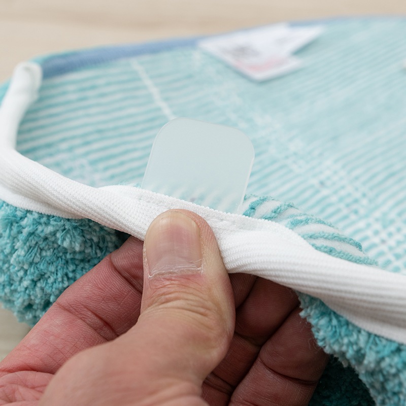 PEANUTS サーフ トイレ兼用フタカバー（普通便座＆温水洗浄・暖房便座兼用） ベージュ/ターコイズブルー