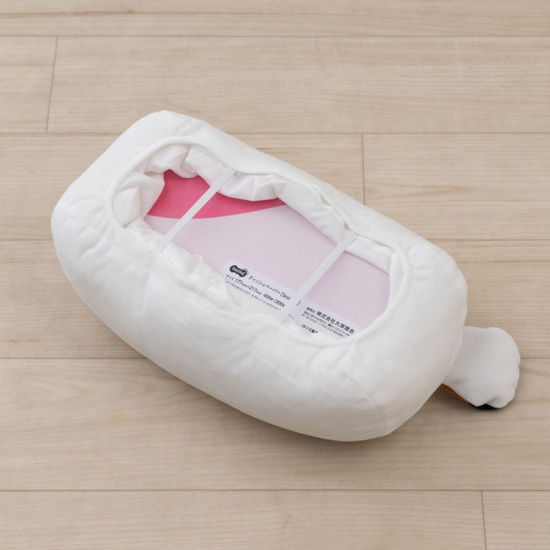 SDS もちもちシマエナガ ティッシュケースカバー 外寸:約W32×D19×H15cm