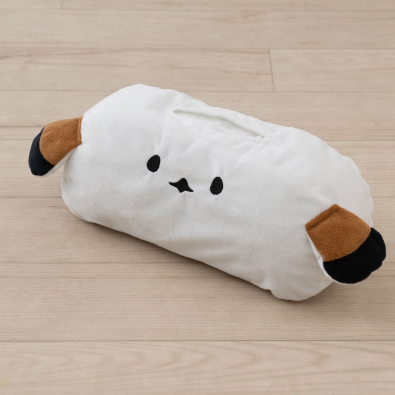 SDS もちもちシマエナガ ティッシュケースカバー 外寸:約W32×D19×H15cm