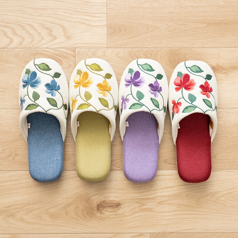 シビラ ヒストリア スリッパ 適応サイズ:約22～24cm ブルー/パープル