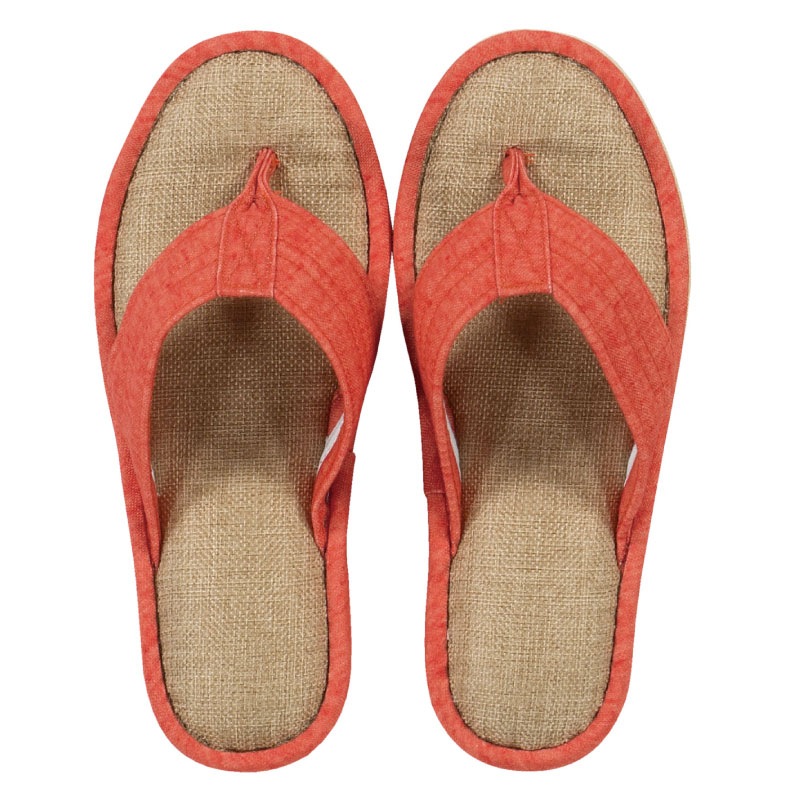 【鼻緒付きスリッパ ルームシューズ 洗える シンプル カラバリ豊富】Lサイズ：約24～26cm コーラルピンク/グレー/オレンジ/ローズ/ターコイズブルー/ホワイト/ブラック サニーサニー