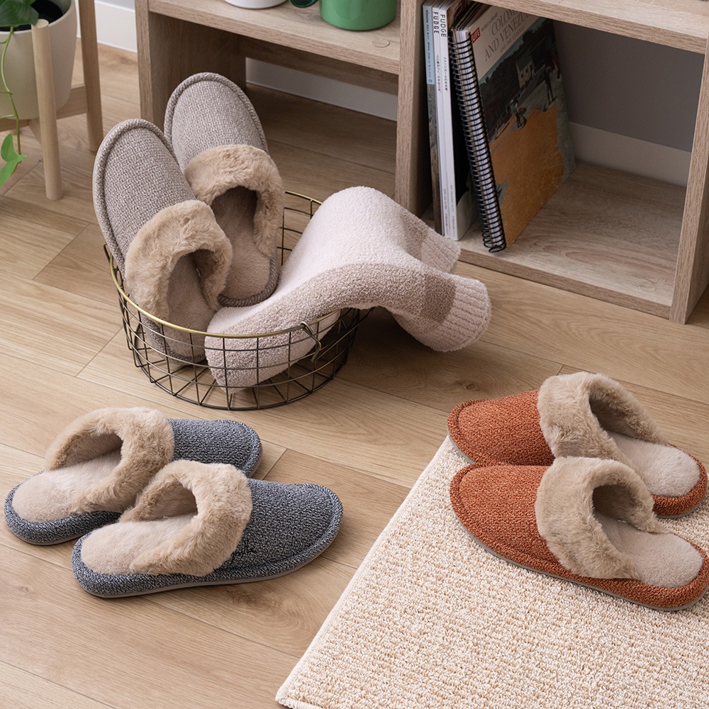 シビラ グラノ スリッパ 適応サイズ:約22～24cm ベージュ/ブラック