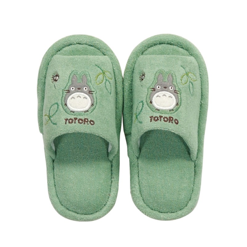 となりのトトロ もりのかぜ 子供用スリッパ 約16.5～18cm グリーン