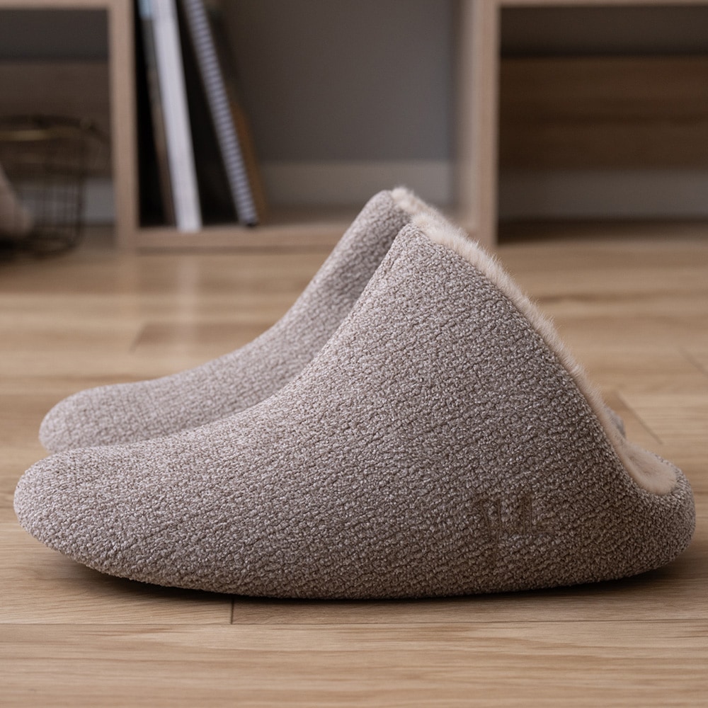 シビラ ヌエス スリッパ 適応サイズ:約22～24cm ベージュ/ブラック