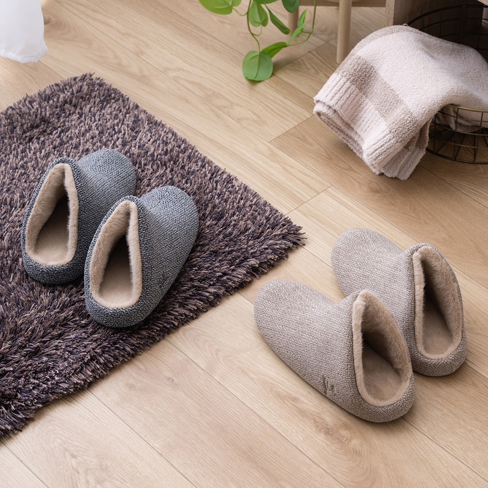 シビラ ヌエス スリッパ 適応サイズ:約22～24cm ベージュ/ブラック