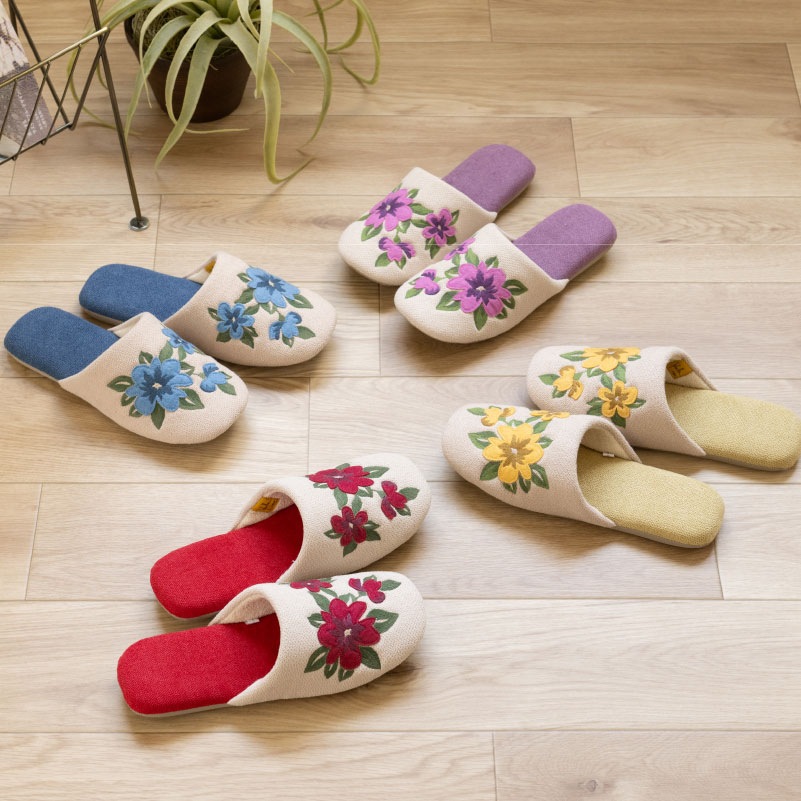 ★シビラ トパシオ スリッパ 適応サイズ：約22～24cm ブルー/パープル/レッド/イエロー