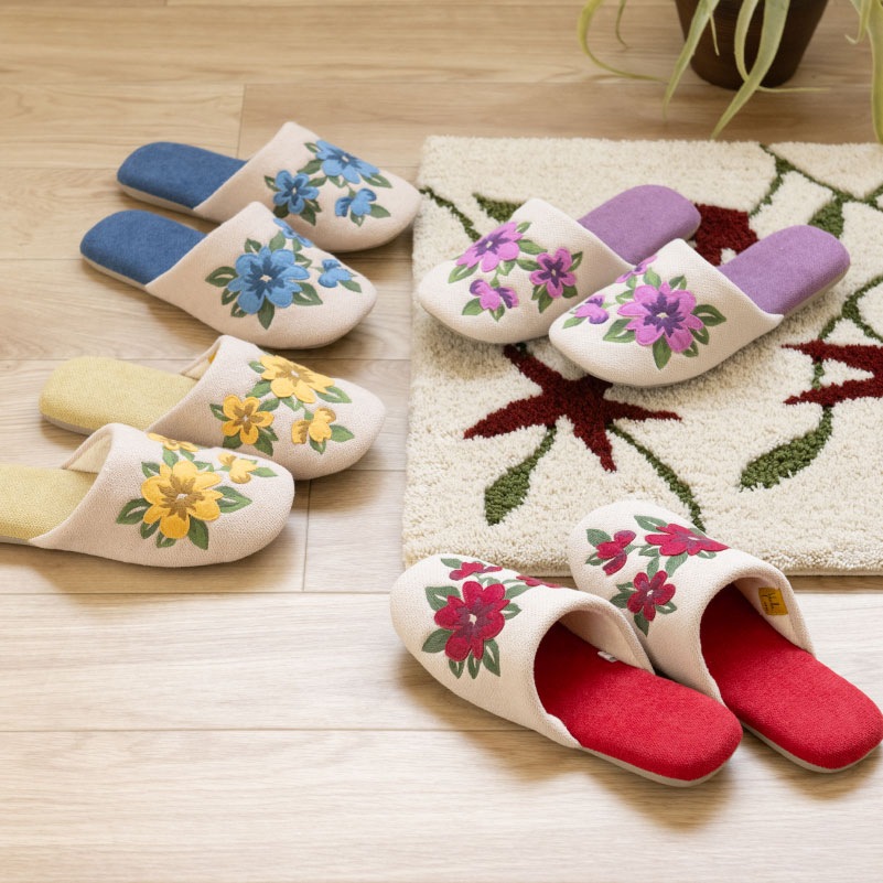 ★シビラ トパシオ スリッパ 適応サイズ：約22～24cm ブルー/パープル/レッド/イエロー