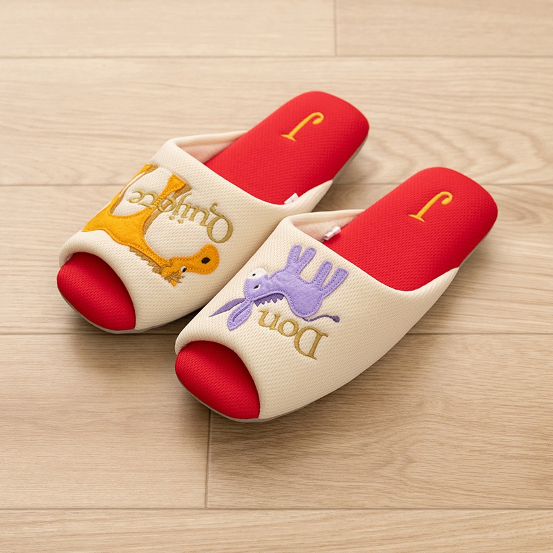 ホコモモラ ドンキホーテ スリッパ 適応サイズ:約22～24cm ブルー/グリーン/レッド/イエロー