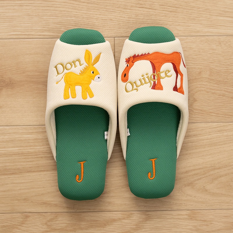 ホコモモラ ドンキホーテ スリッパ 適応サイズ:約22～24cm ブルー/グリーン/レッド/イエロー