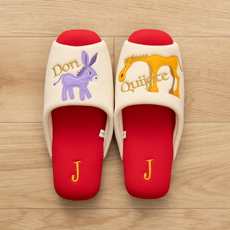 ホコモモラ ドンキホーテ スリッパ 適応サイズ:約22～24cm ブルー/グリーン/レッド/イエロー