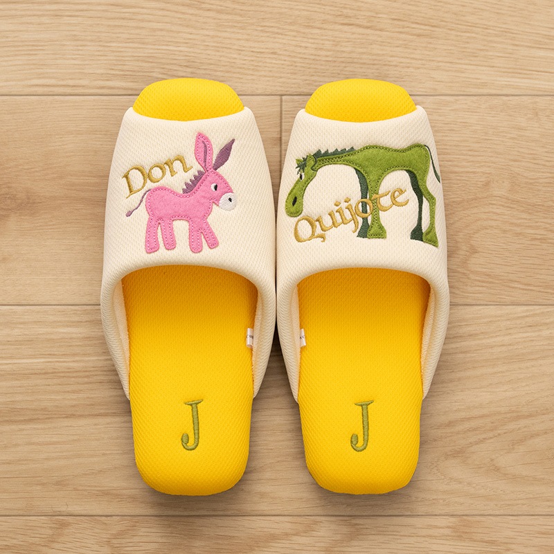 ホコモモラ ドンキホーテ スリッパ 適応サイズ:約22～24cm ブルー/グリーン/レッド/イエロー