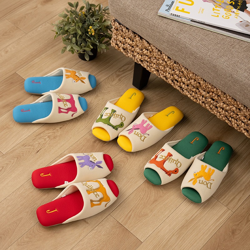 ホコモモラ ドンキホーテ スリッパ 適応サイズ:約22～24cm ブルー/グリーン/レッド/イエロー