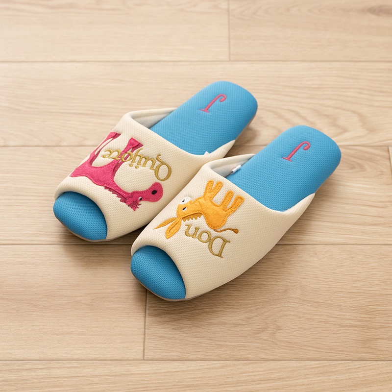 ホコモモラ ドンキホーテ スリッパ 適応サイズ:約22～24cm ブルー/グリーン/レッド/イエロー