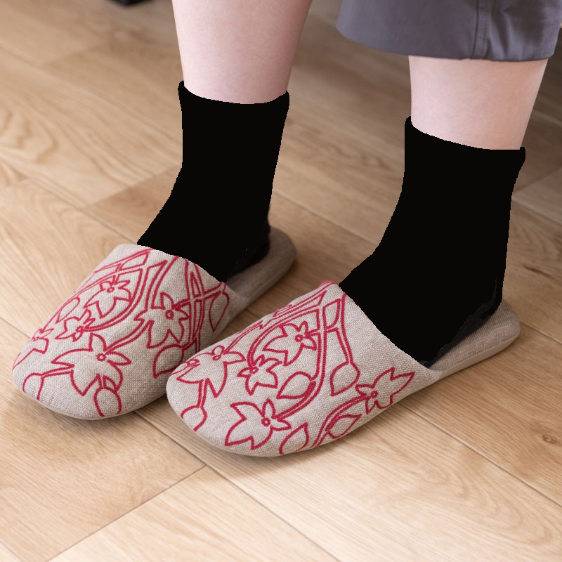 シビラ ベネフィシオス スリッパ Mサイズ(約22~24cm) ベージュ/ブラック/グリーン/ピンク