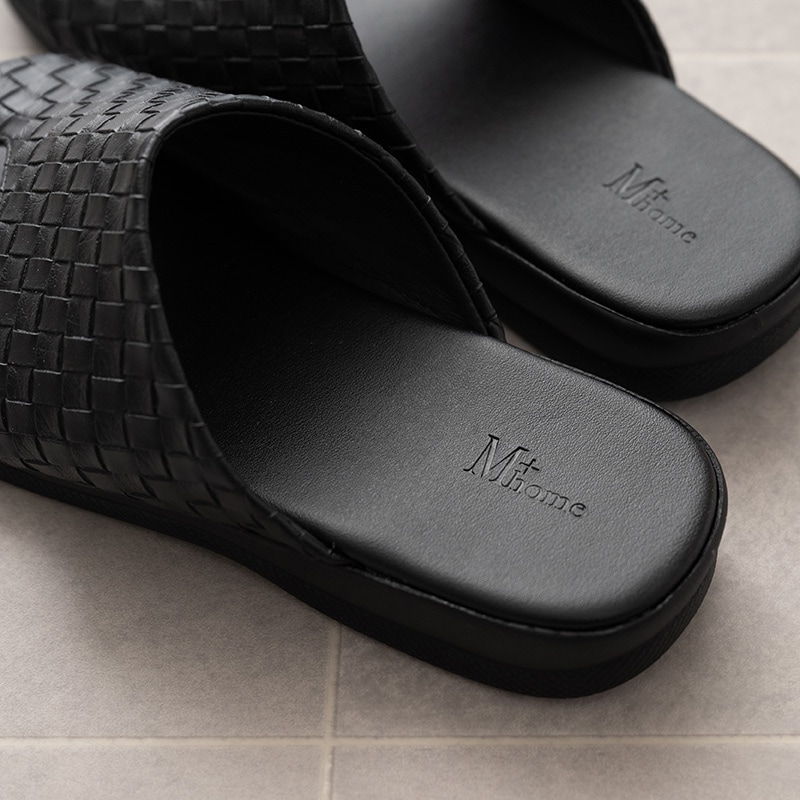 M+home トンデーレ 外履きサンダル紳士用 適応サイズ:（LL）約26.5～27cm ブラック