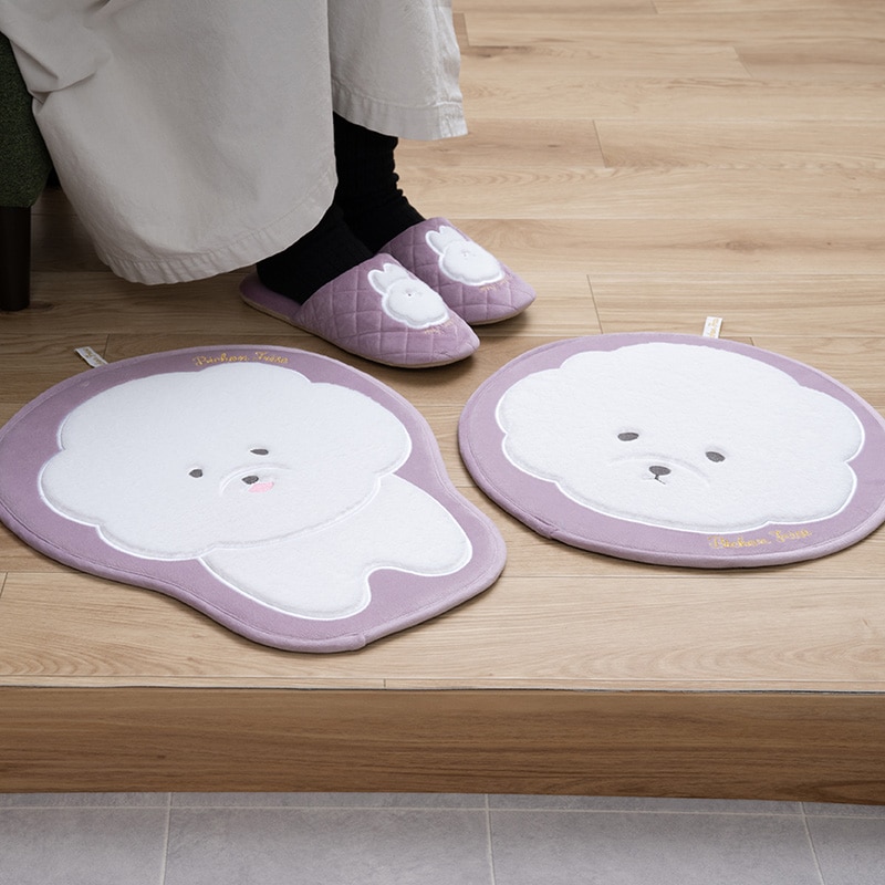 SDS ビション スリッパ 適応サイズ:約22～24cm ベージュ/グレー/ピンク