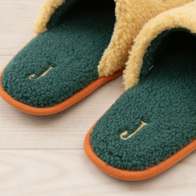 ホコモモラ セゴビア スリッパ 約22～24cm ベージュ/ピンク/イエロー