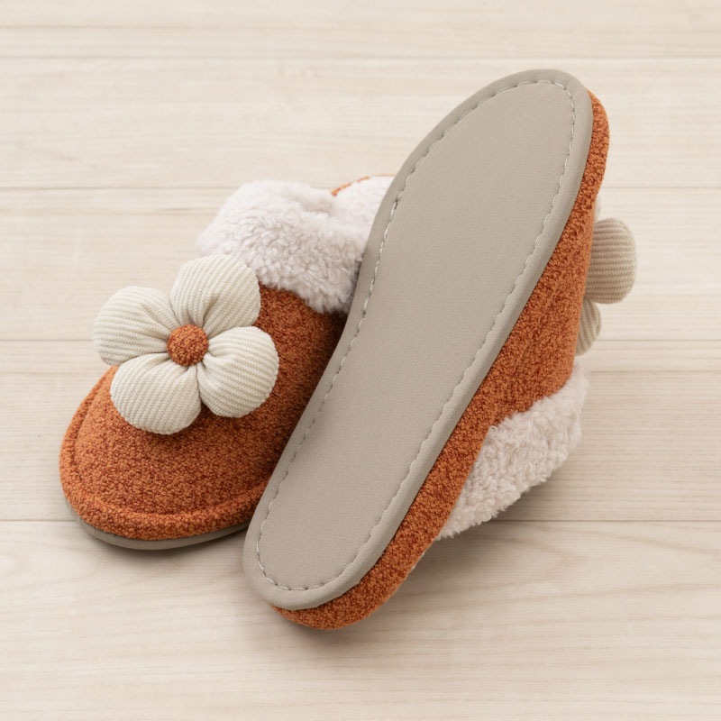 ホコモモラ リオ スリッパ 約22~24cm ベージュ/グリーン/オレンジ