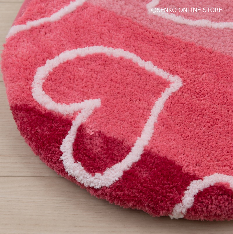 【トイレ 兼用フタカバー(普通便座&温水洗浄・暖房便座兼用)】イエロー/ピンク Jocomomola(ホコモモラ) コラソン3