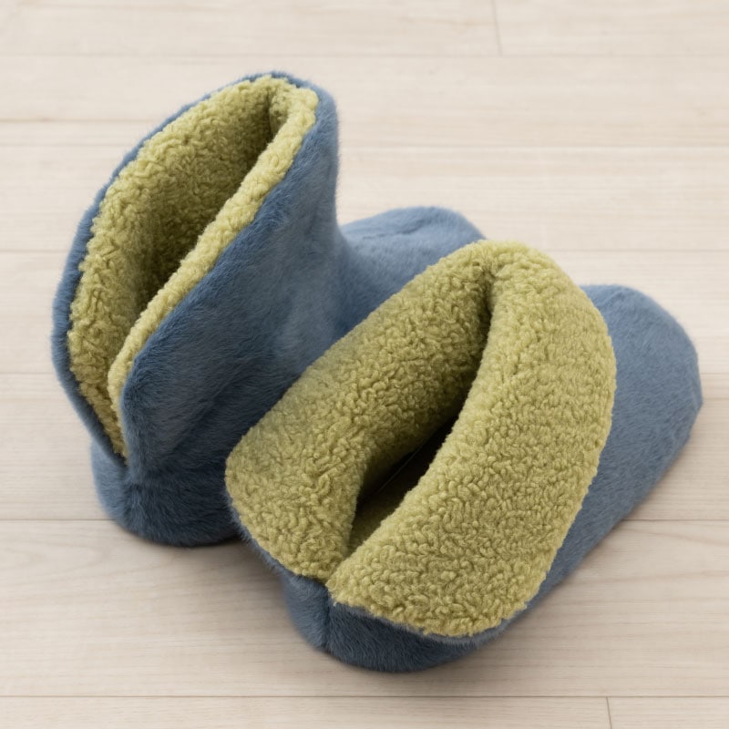 シビラ アバホ スリッパ 約22～24cm ブルー/ベージュ/レッド