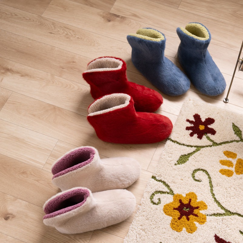 ★シビラ アバホ スリッパ 約22～24cm ブルー/ベージュ/レッド