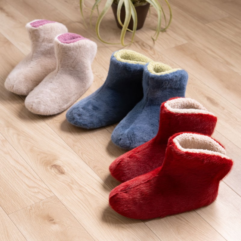 シビラ アバホ スリッパ 約22～24cm ブルー/ベージュ/レッド