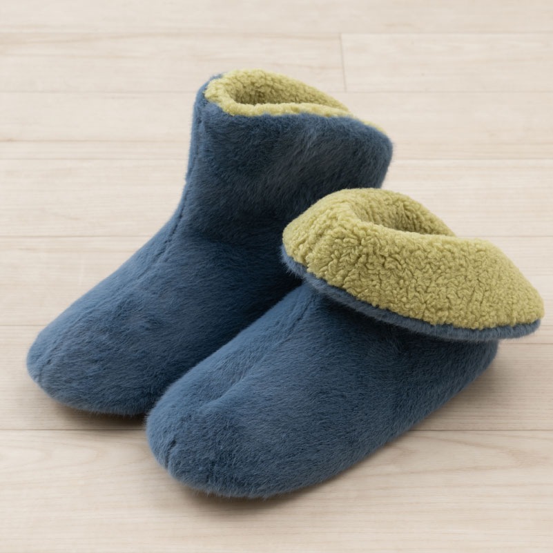 ★シビラ アバホ スリッパ 約22～24cm ブルー/ベージュ/レッド