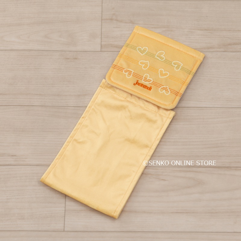 【ペーパーホルダーカバー】イエロー/ピンク Jocomomola（ホコモモラ） コラソン3 