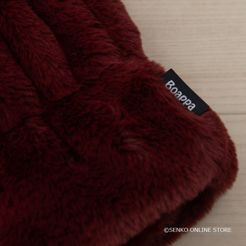 ★SDS Boappa(ボアッパ) ハンドウォーマー&レッグウォーマー 2点セット ブラック/ワインレッド