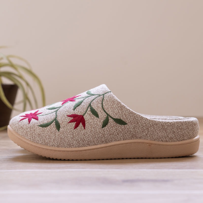 シビラ フロレリア スリッパ 適応サイズ：Mサイズ（約22.5～23.5cm）/Lサイズ（約23.5～24.5cm） ブルー/ベージュ/グリーン/レッド