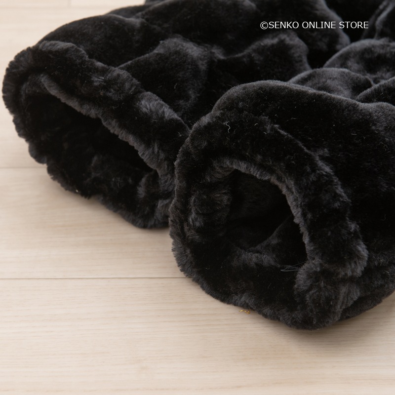 ★SDS Boappa（ボアッパ） レッグウォーマー 2点セット ブラック/ワインレッド