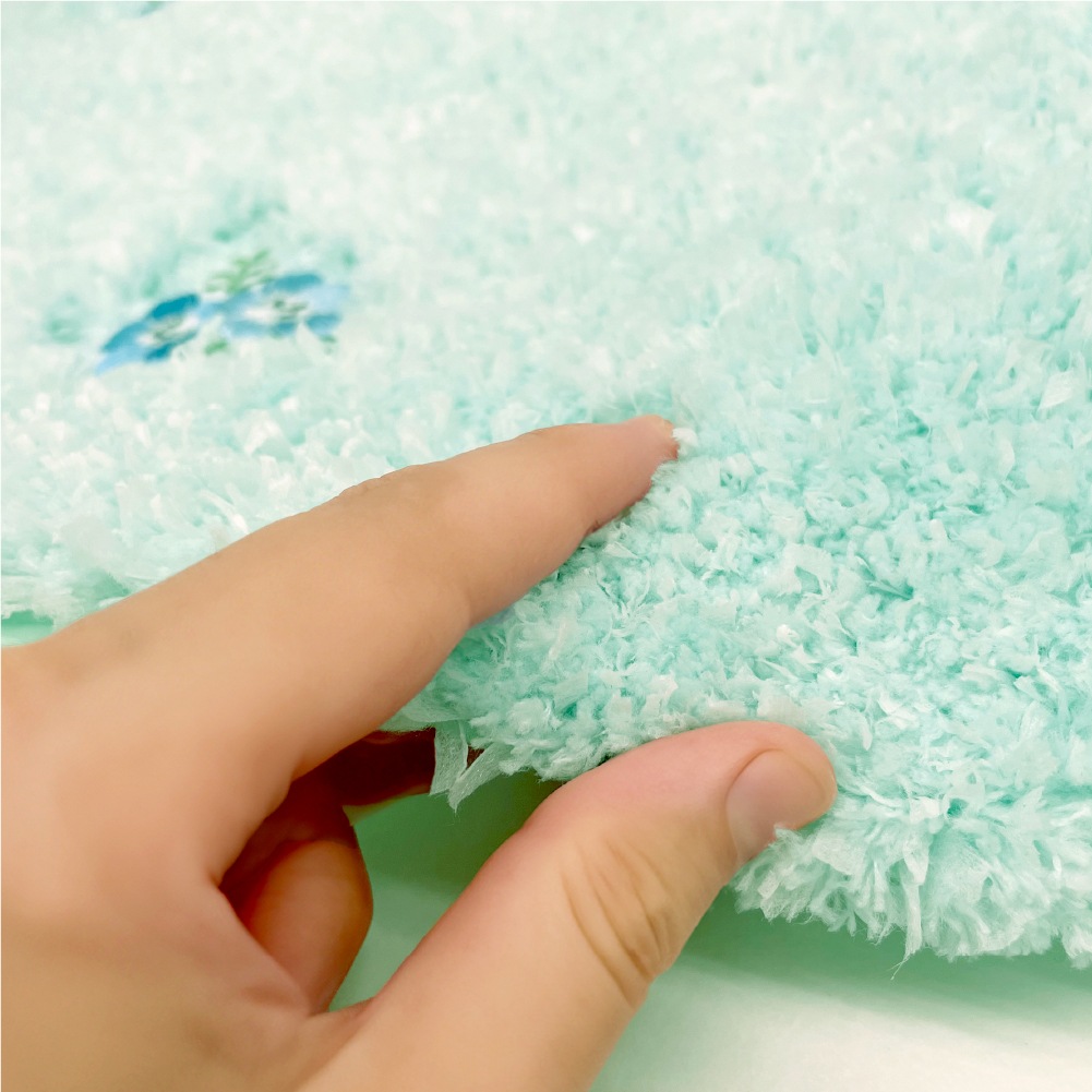 SDS yorisou スイートネモフィラ トイレマット 約60×60cm ブルー