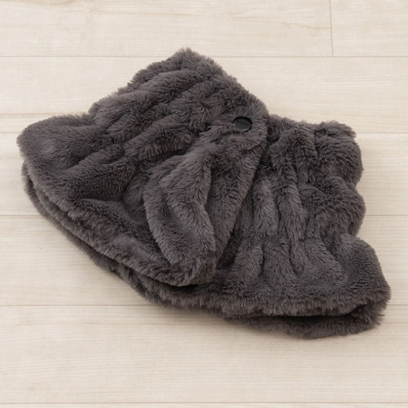 SDS Boappa(ボアッパ) ケープ 着丈:約28cm・裾幅:約55cm ベージュ/ブラウン