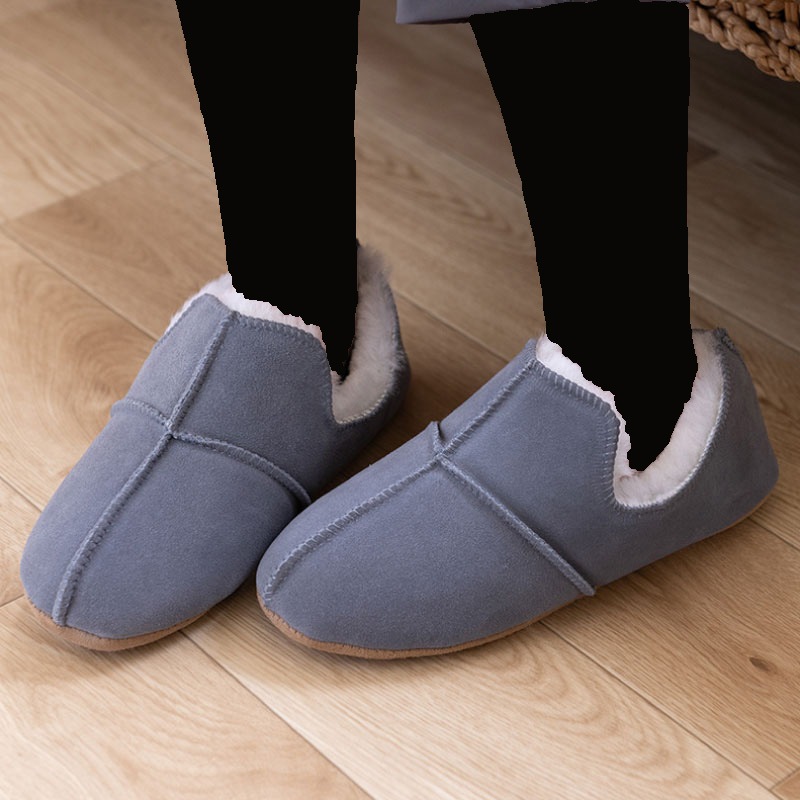 M+home アデレード3 スリッパ S（約23～24.5cm）/M（約24.5～26cm）/L（約26～27.5cm） グレー