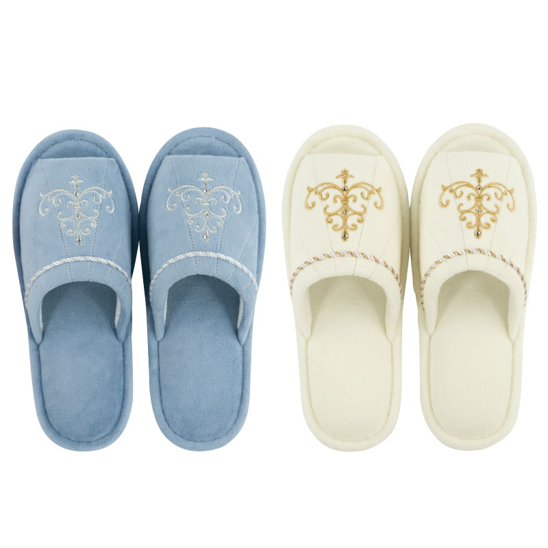 ニーナス・メゾン ロマンスシェル トイレスリッパ フリーサイズ ブルー/アイボリー