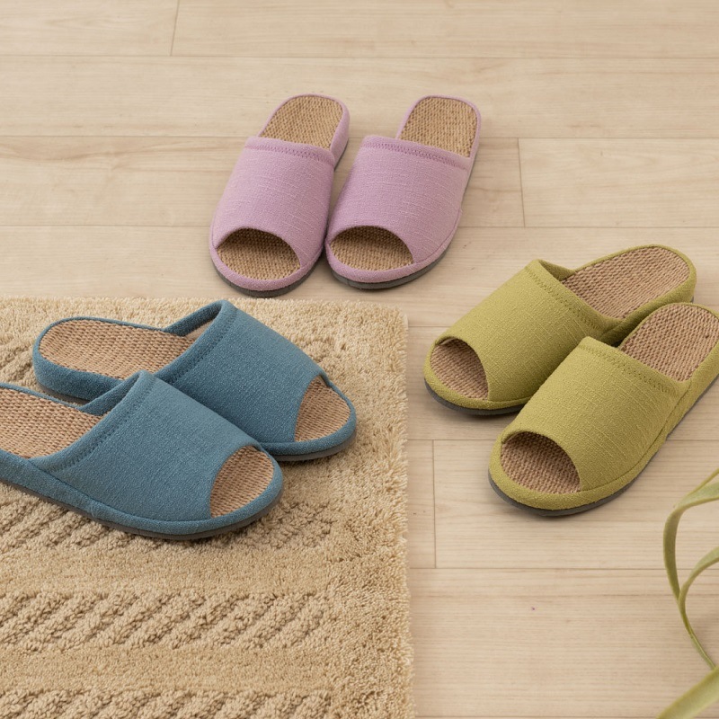 ☆【スリッパ】Sサイズ（約22～23cm） ブルー/グリーン/ピンク SDS