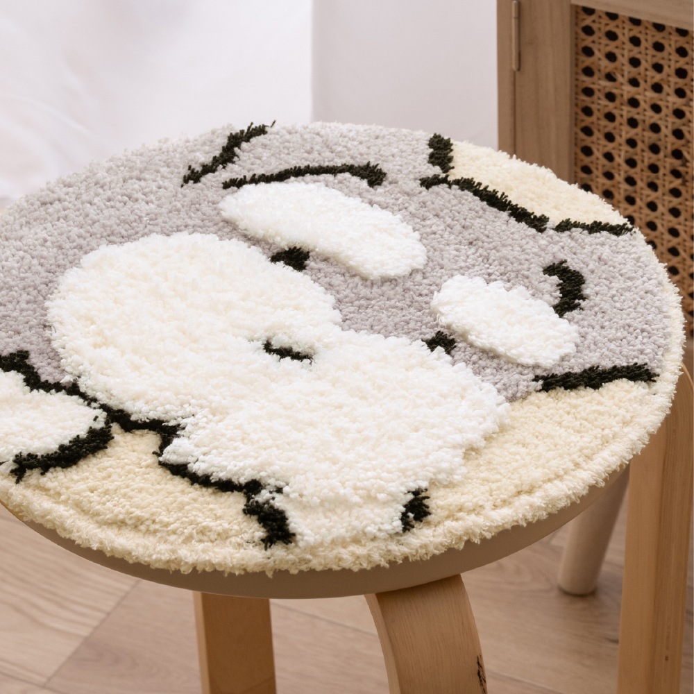 ペットプラスホーム ワンタイム チェアマット 直径約35cm トイプードル/シバイヌ/ダックスフント/シュナウザー