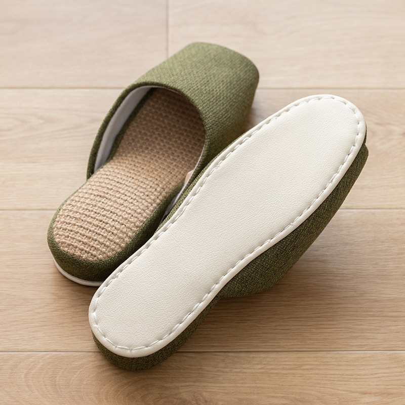 SDS ラフ スリッパ 適応サイズ:（L）約25～26.5cm ブラウン/グリーン