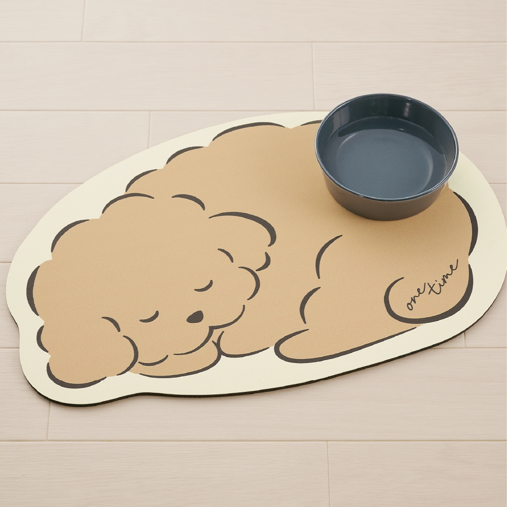 ペットプラスホーム ワンタイム 珪藻土入りやわらかワンドライマット 約30×45cm トイプードル/シバイヌ/ダックスフント/シュナウザー
