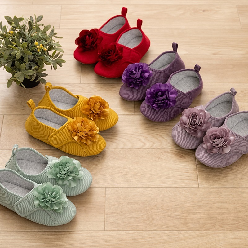 SDS ブルーム スリッパ 適応サイズ:（M）約22.5～24cm グリーン/ライトパープル/パープル/レッド/イエロー