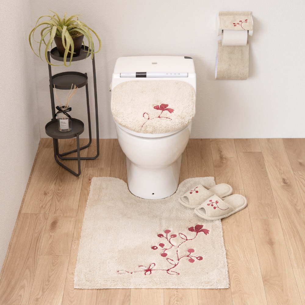 シビラ レガーロ トイレ4点セット ロングトイレマット+兼用フタカバー+