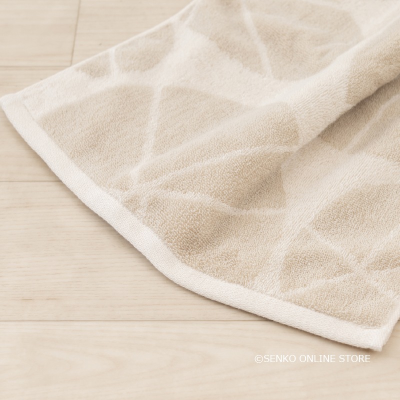 ☆シビラ ハンドタオル プレサ 約34×80cm ベージュ | ブランド,Sybilla